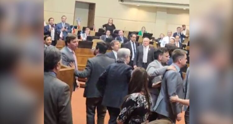El encontrón entre Labbé (UDI) y Manouchehri (PS) en la Cámara por presunto gesto del socialista
