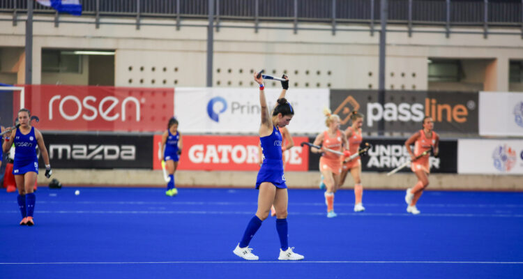 Las Diablas vs Paises Bajos Mundial de Hockey Júnior