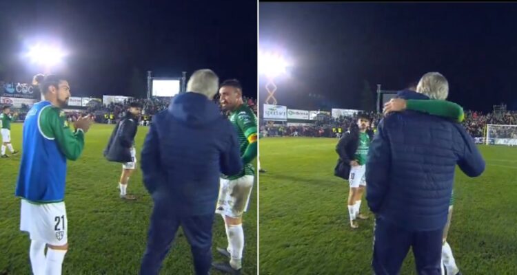 Manuel Pellegrini saludas y abraza a rival tras duelo de Copa del Rey