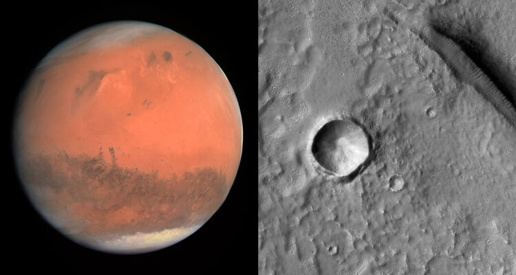 Ecuentran misteriosas estructuras enterradas a 35 metros de profundidad en Marte: ¿Qué podrían ser?