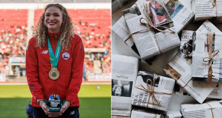 Martina Weil recibe críticas por envolver regalos con papel de diario: atleta lanza potente descargo