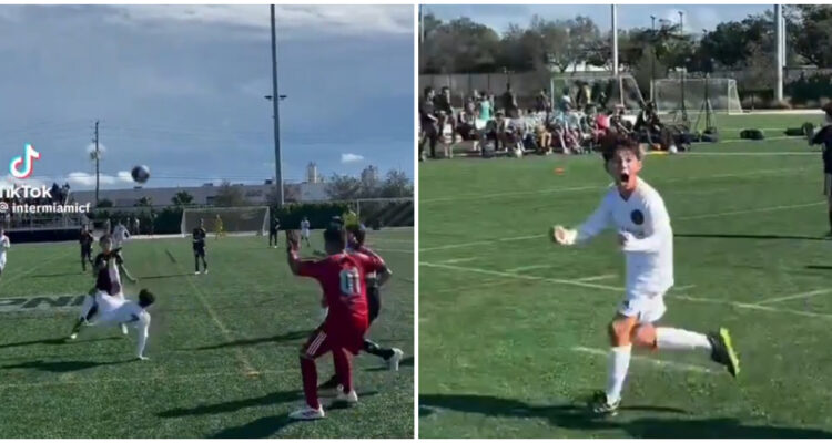 Mateo Messi golazo chilena Inter Miami