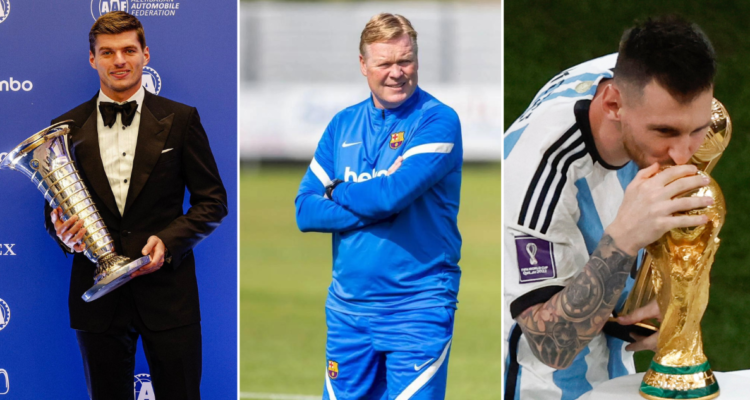 Ronald Koeman sorprende al comparar a Max Verstappen con Lionel Messi.