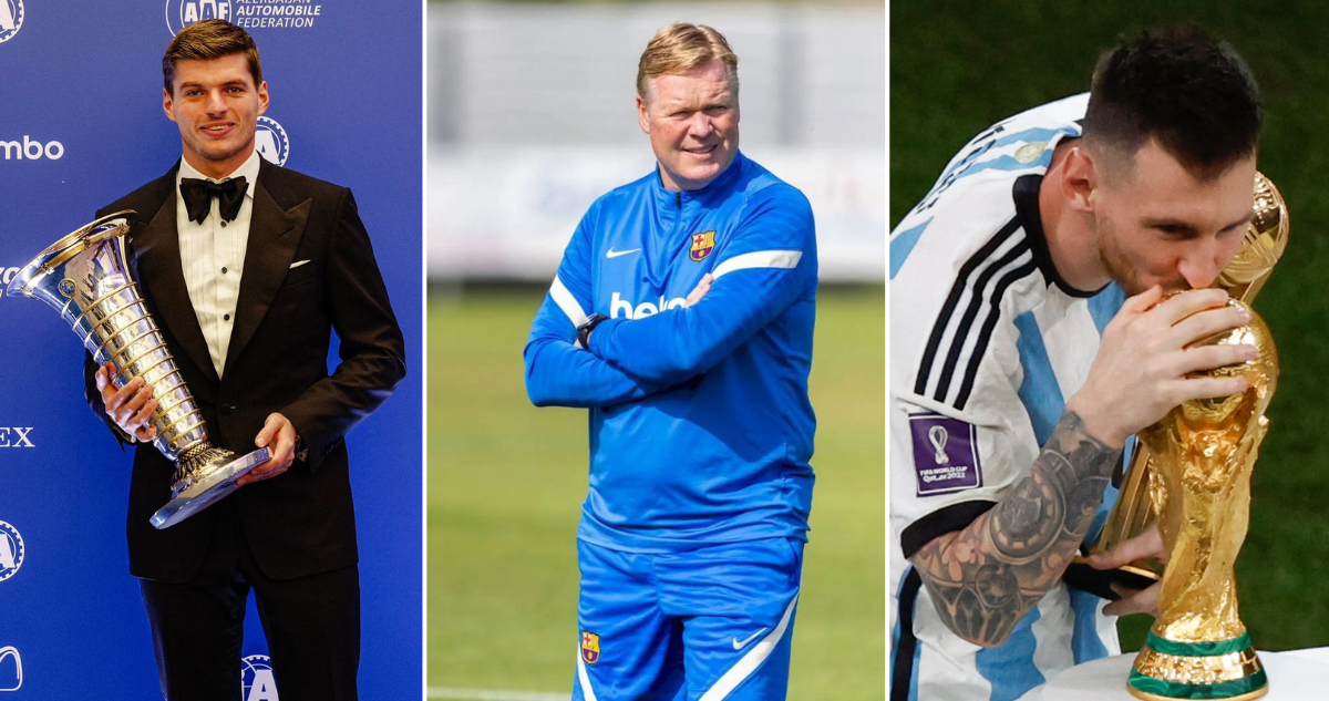 Ronald Koeman sorprende al comparar a Max Verstappen con Lionel Messi.