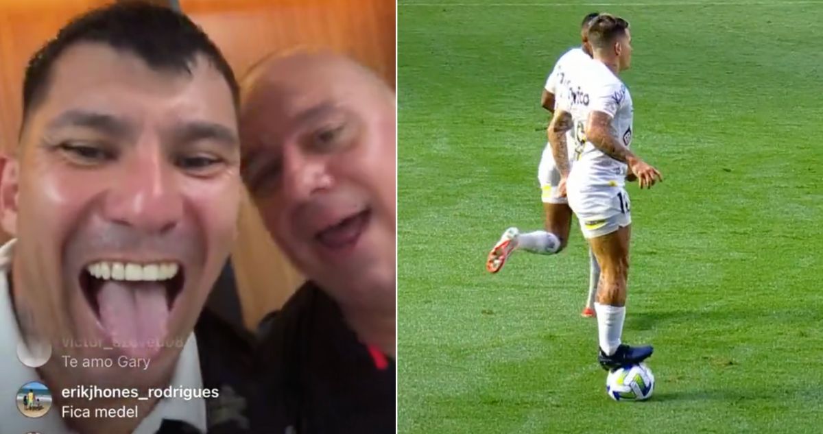 La despiadada burla de Medel a Soteldo tras descenso del Santos: “¡Que se suba a la pelota ahora!”