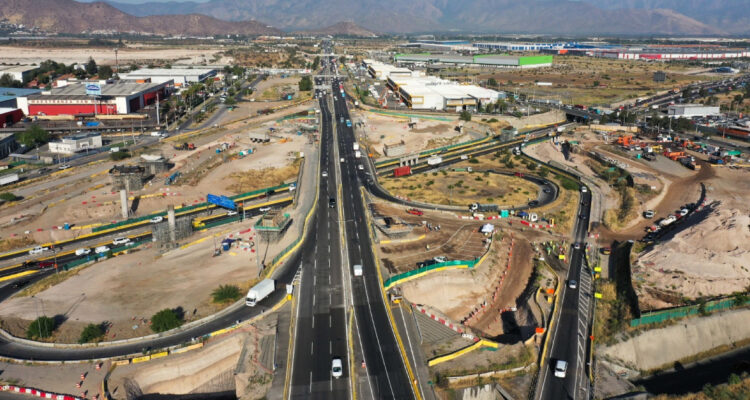 Megaenlace entre Vespucio Norte con Ruta 68 alcanza 40% de avance: obras culminarían en 2025