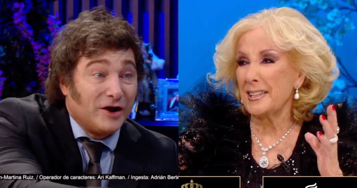 Mirtha Legrand rompe en llanto con Milei: “No quiero irme de este mundo sin ver a mi país floreciente”