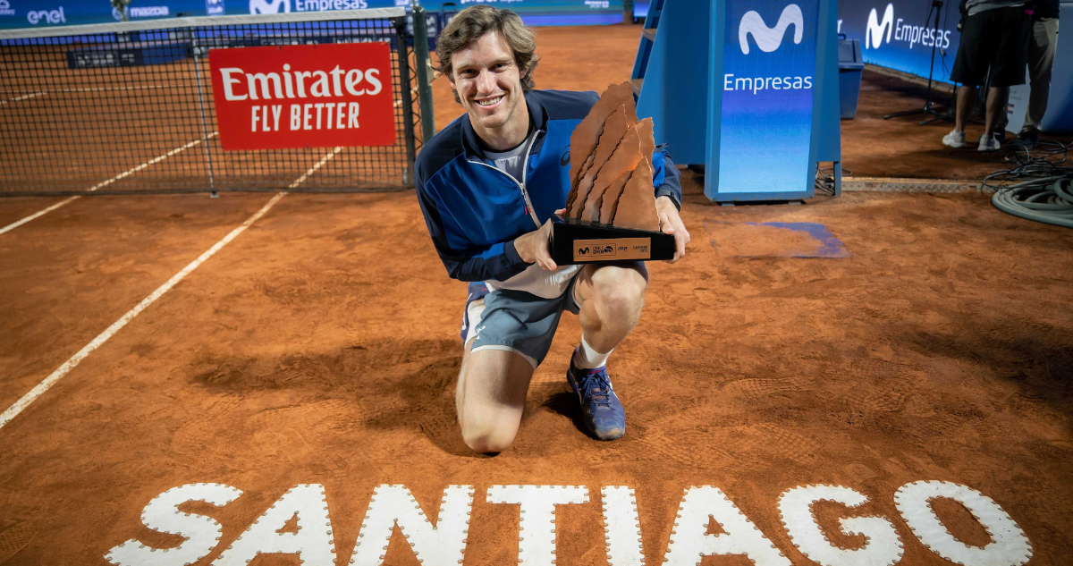 Nicolás Jarry confirma su participación en el Chile Open.