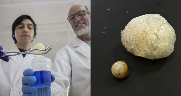 Investigadores chilenos crean nuevo material, un polímero capaz de descontaminar el agua.