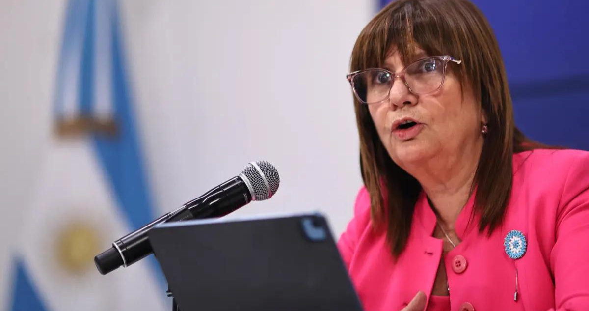 La ministra de Seguridad de Argentina, Patricia Bullrich