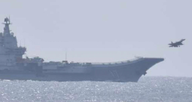 Imagen de archivo del portaaviones Shandong