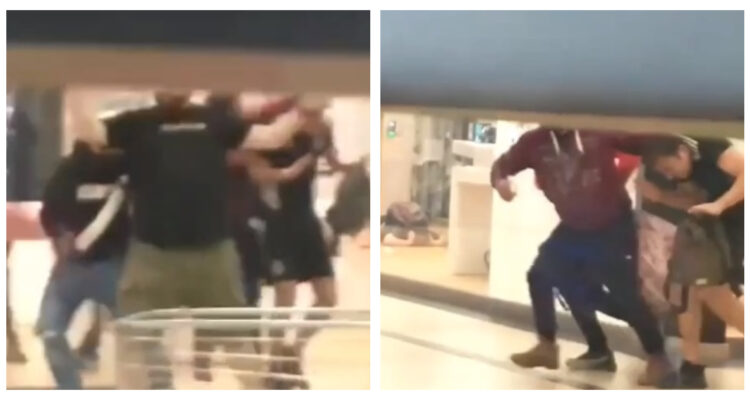 Tomaron rehenes: Delincuentes protagonizan robo a balazos en tienda Mac Online en Portal Ñuñoa