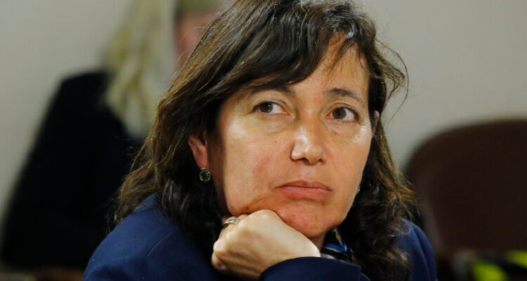 presidenta de la Comisión para el Mercado Financiero (CMF), Solange Berstein, durante una sesión de la Comisión de Coonstitución de la Cámara de Diputados