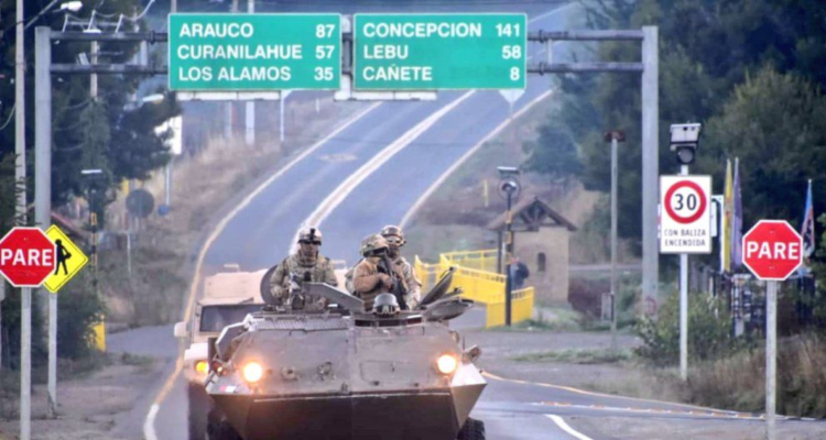 provincia Arauco atentados incendiarios