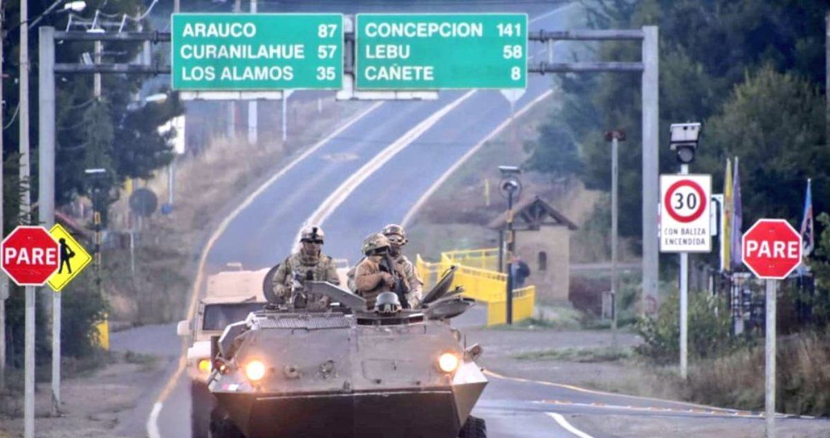 provincia Arauco atentados incendiarios