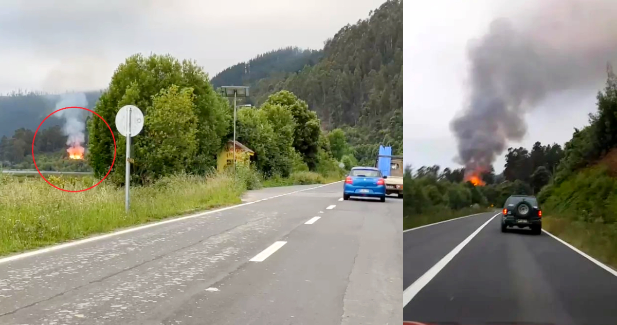 provincia-de-arauco-registra-diversos-cortes-de-ruta-y-un-presunto-ataque-incendiario-a-vivienda