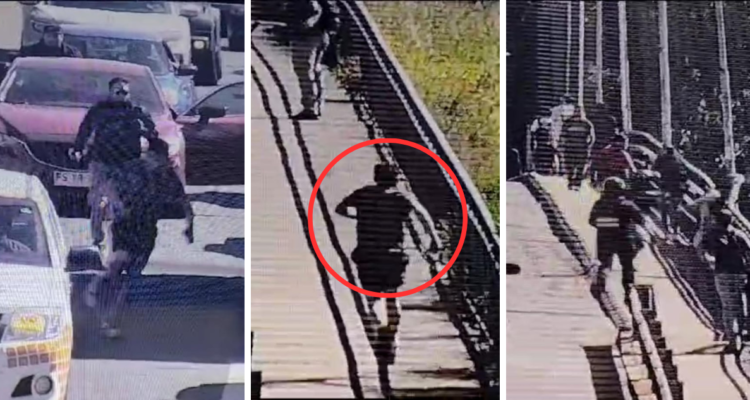 Caída de hombre desde puente Calle Calle