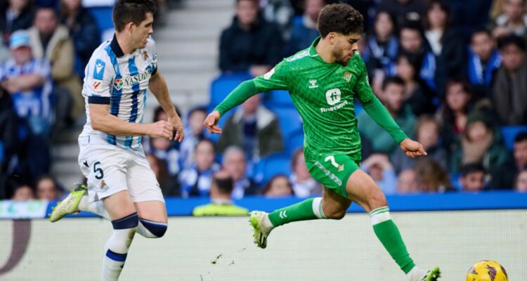 Real Betis igualó en el país vasco ante la Real Sociedad por La Liga