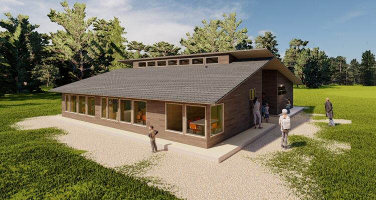 Inician reconstrucción de escuela rural de Nacimiento a menos de un año de los incendios en la zona