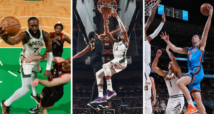 Thunder, Bucks y Celtics celebraron en la noche de viernes de NBA.