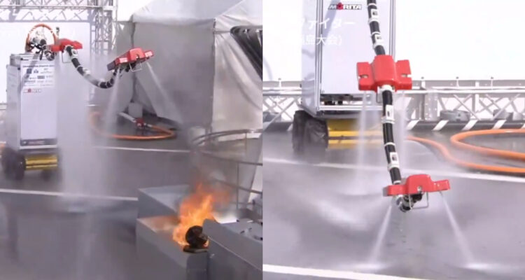 Inspirado en dragones: diseñan un robot que lanza agua y vuela para combatir incendios