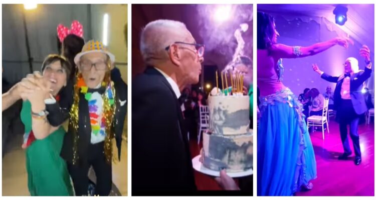 Sergio Chamy, “El Agente Topo”, celebró cumpleaños 90 a lo grande: “Estoy agradecido de la vida”