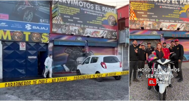 Servimotos El Parce: el taller mecánico donde terminó baleado un inspector PDI