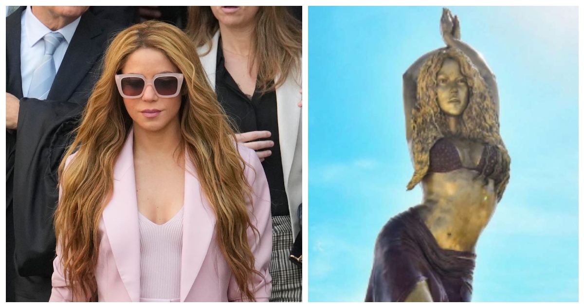 Shakira tiene su propia escultura en Barranquilla: Mide 6,5 metros y esconde un profundo mensaje