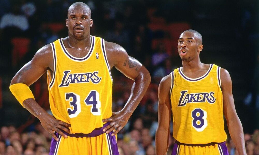 Shaquille O´Neal y Kobe Bryant.
