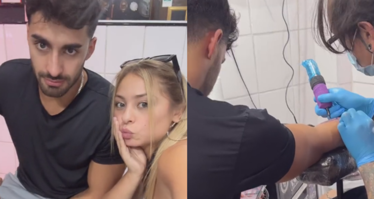 Skarleth Labra y Jorge Aldoney sellan su relación y paso por Gran Hermano con tatuaje juntos
