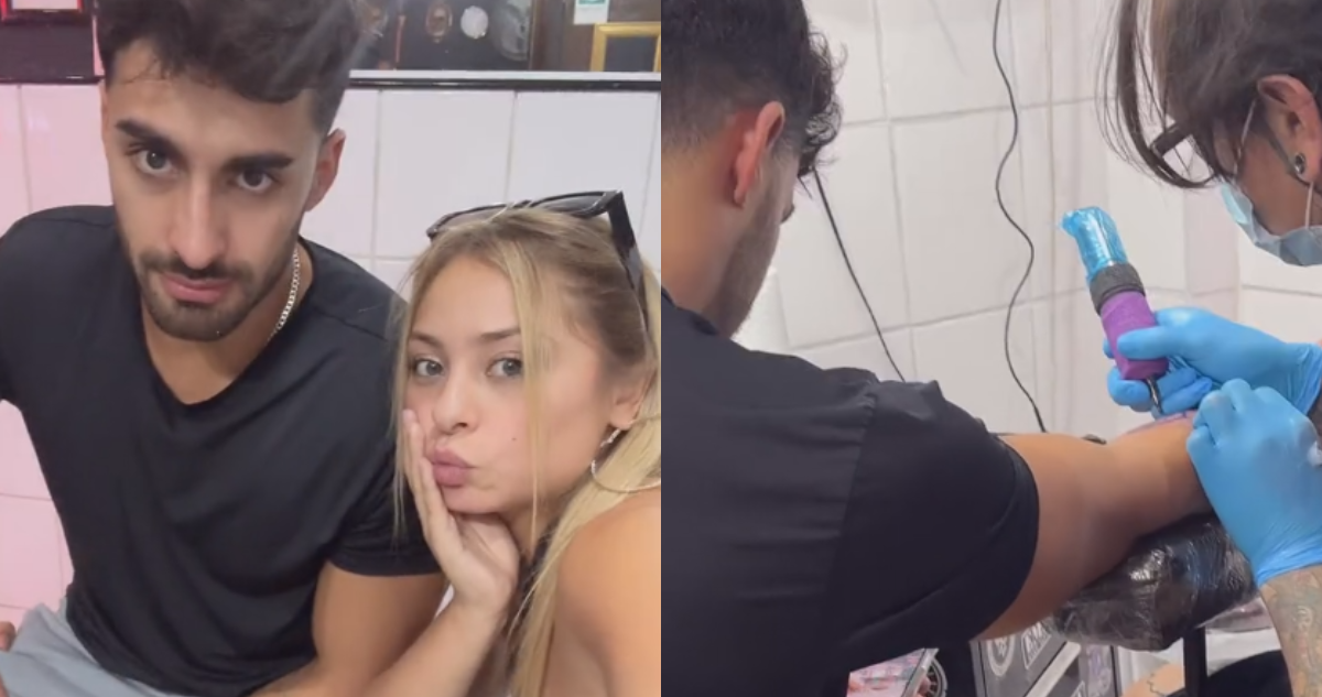 Skarleth Labra y Jorge Aldoney sellan su relación y paso por Gran Hermano con tatuaje juntos