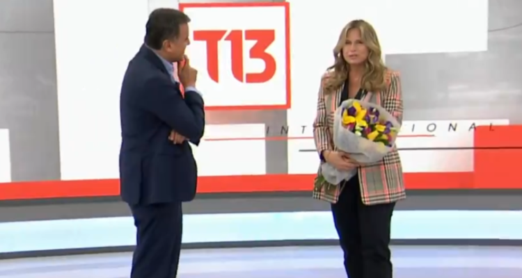 Soledad Onetto recibe flores