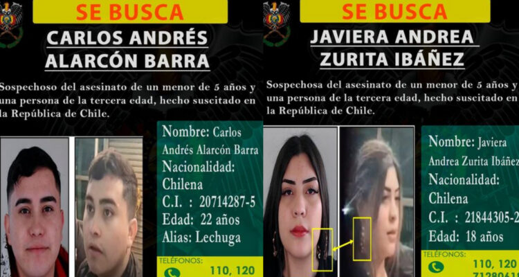 Policía Boliviana busca a dos sospechosos por el asesinato de niño de 5 años en Padre Hurtado