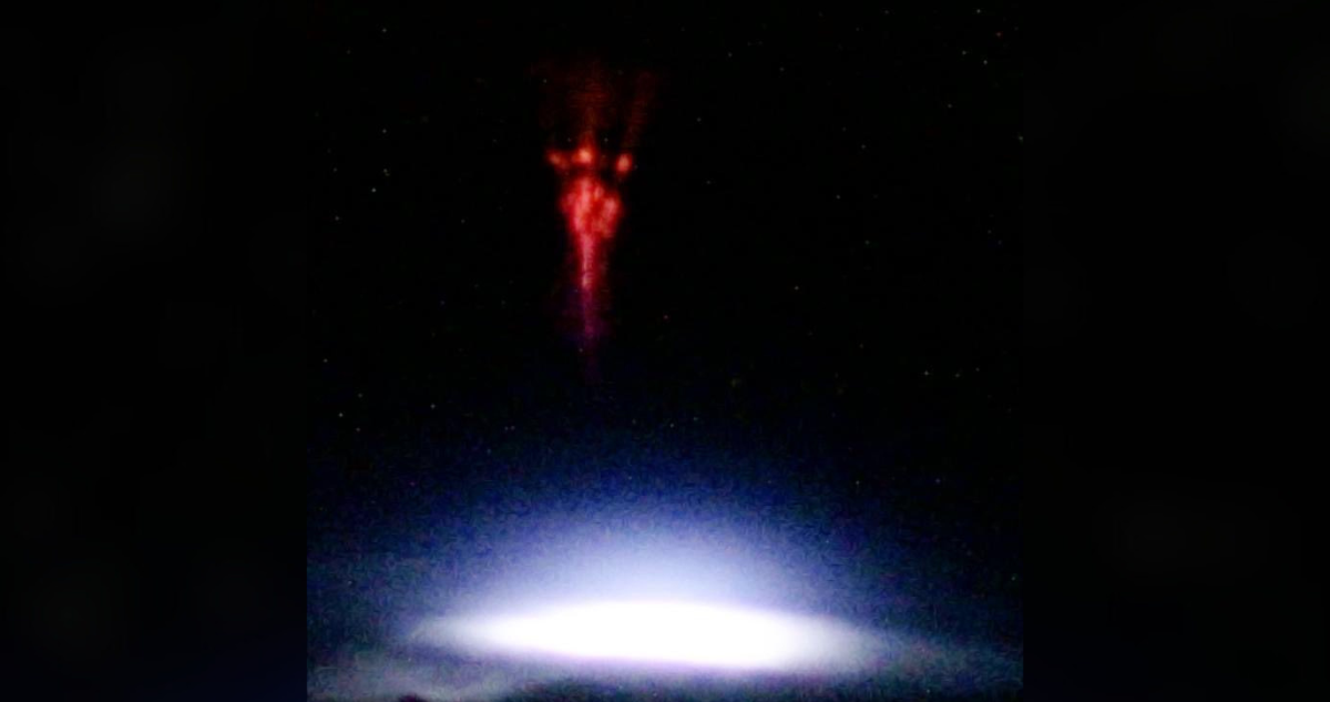 “Sprite Rojo”, el extraño fenómeno sobre la Tierra que logró captar astronauta: Esta es su explicación
