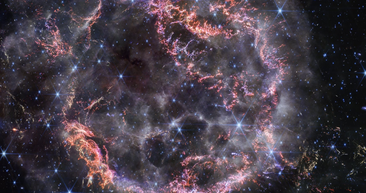 NASA publica la imagen más clara de una supernova captada por el telescopio James Webb