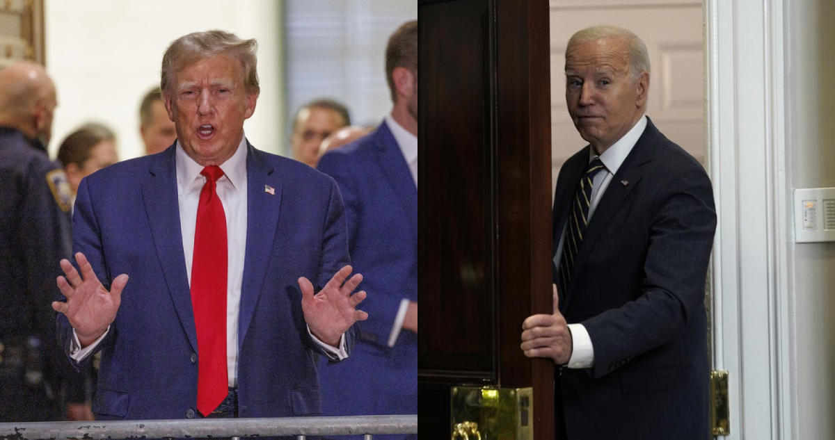 Donald Trump y Joe Biden.