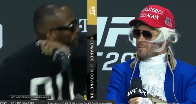 Leon Edwards lanzó botellazo a su rival de la UFC 296.