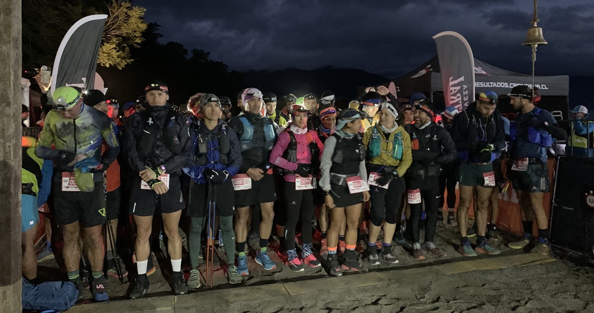 Casi un centenar de deportistas estuvo en la largada de 100K de Vulcano Ultra Trail.