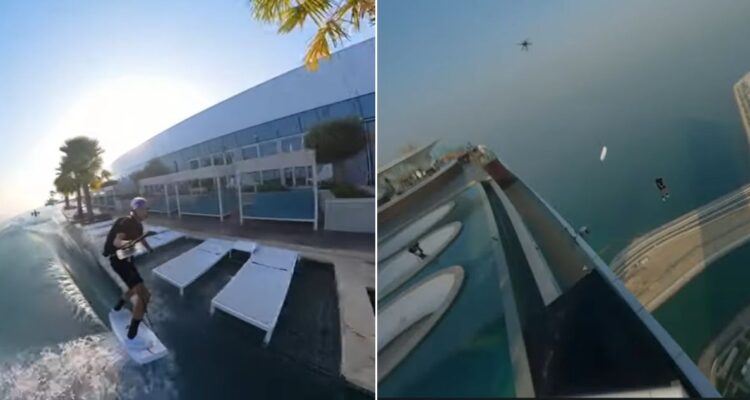 El impresionante salto en wakeskate que da la vuelta al Mundo