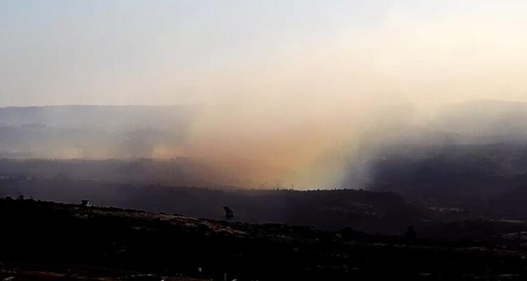Incendio en La Marga