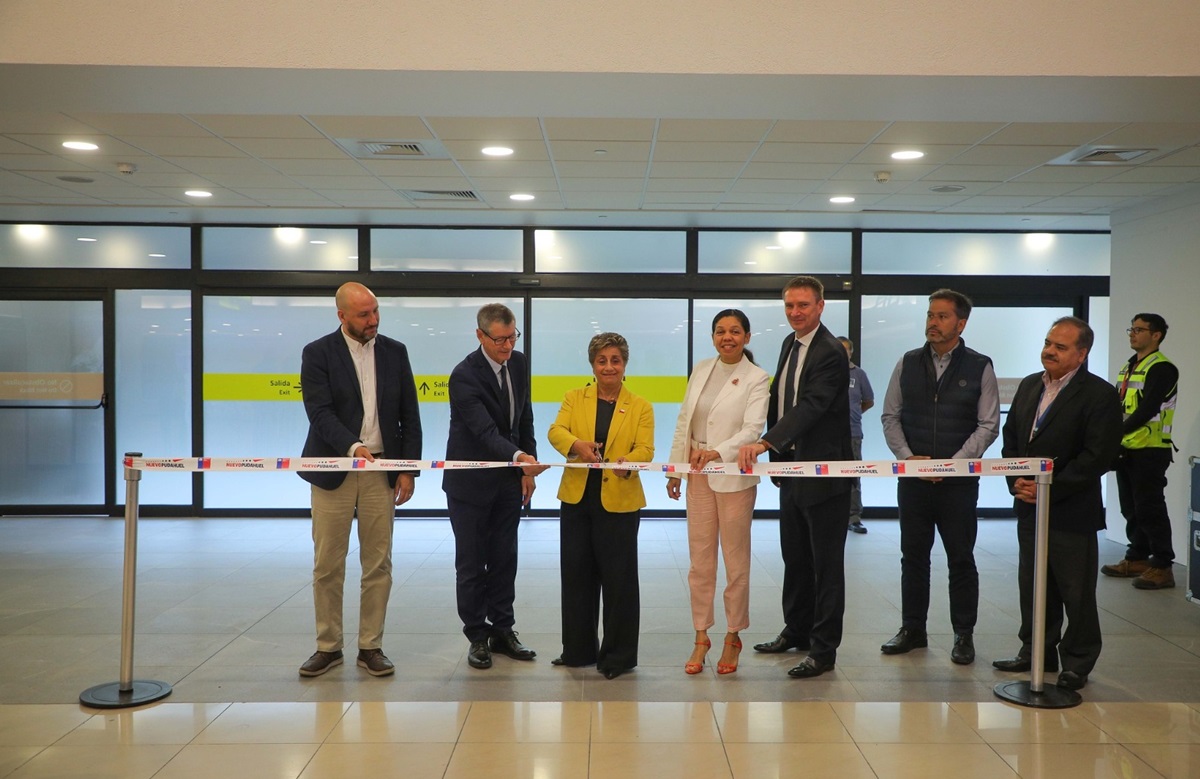 Inauguración de nueva zona de arribos en el Aeropuerto de Santiago
