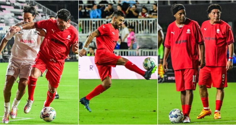 Chilenos en partido de leyendas de la Conmebol