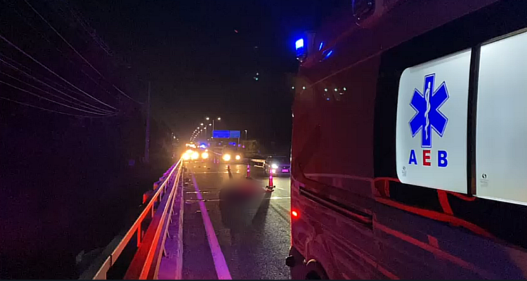 Hombre muere atropellado por camión tras cruzar por la Ruta 68