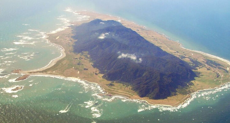 Fotografía aérea de la Isla Mocha