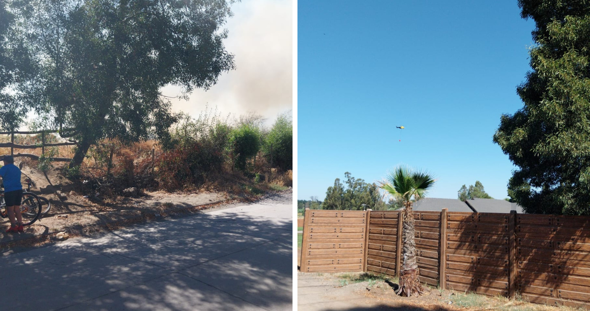 Incendio forestal por el que se declaró Alerta Roja en Los Ángeles