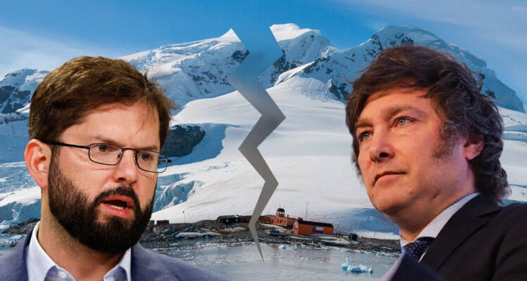 Javier Milei y Gabriel Boric