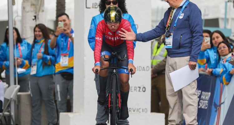 Aranza Villalón durante Santiago 2023.