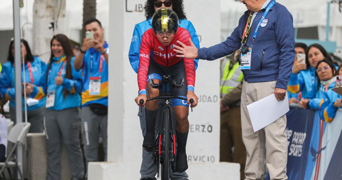 Aranza Villalón durante Santiago 2023.