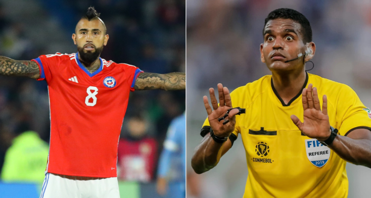 Vidal y sus descargos contra el árbitro del Chile-Argentina en Preolímpico.