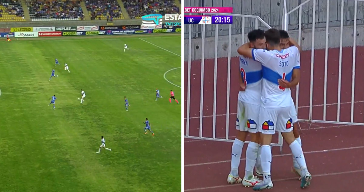 Nicolás Castillo dio asistencia en clásico Universitario.